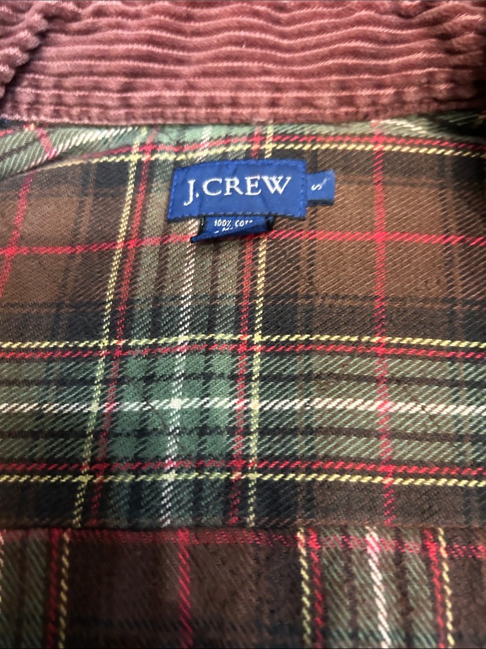 J. Crew Burgundy Corduroy Shirt Jacket - Picture 14 of 14